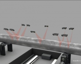 System pomiarowy laserowy 3D do rur System laserowy 3D do automatycznego pomiaru geometrii rur o dużej średnicy i kontroli wymiarowej na całym świecie