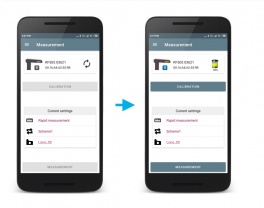 Aplikacja mobilna do pomiaru zestawów kołowych Aplikacja mobilna Android do pomiaru parametrów kolejowych zestawów kołowych i gromadzenia danych kontrolnych na całym świecie