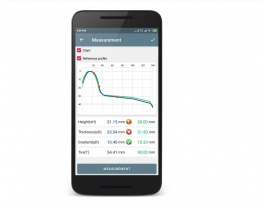 Aplikacja mobilna do pomiaru zestawów kołowych Aplikacja mobilna Android do pomiaru parametrów kolejowych zestawów kołowych i gromadzenia danych kontrolnych na całym świecie
